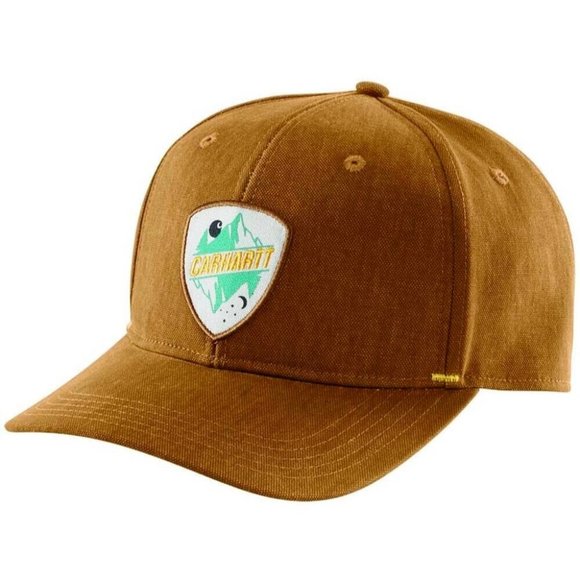 Carhartt Other - Carhartt Hat Cap Brown Canvas Outdoor Patch Adjustable Snap Back (105211)